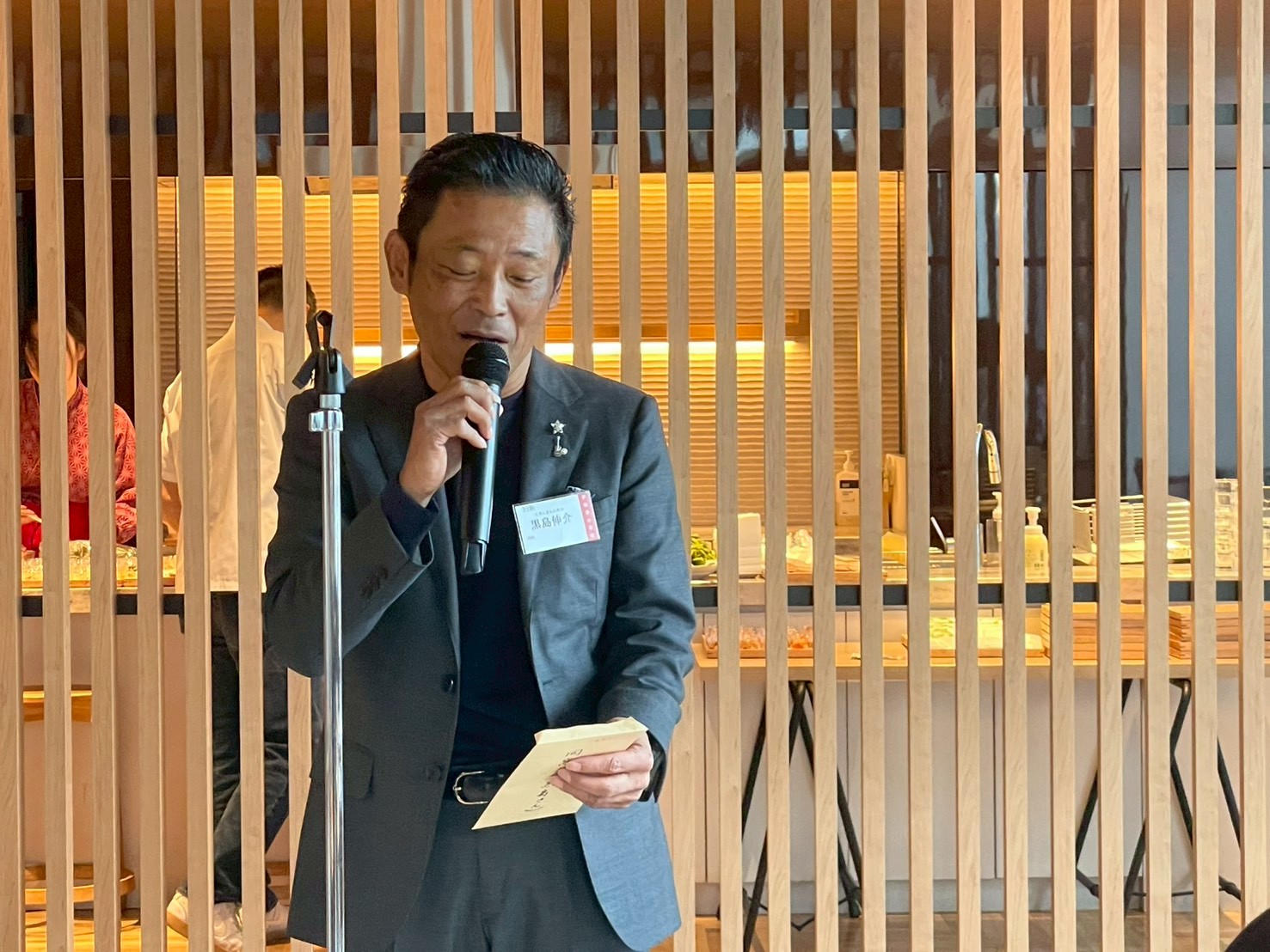 宇和島南同窓会来賓 宇和島東関東同窓会 木村会長あいさつ